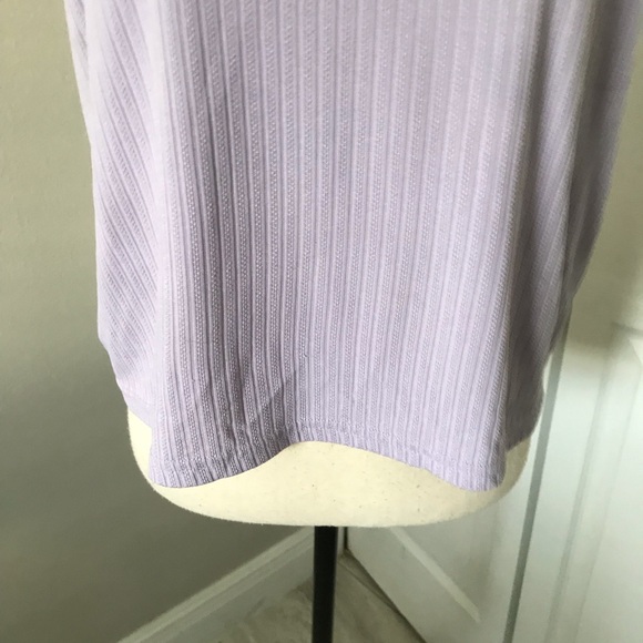 ❤️3X20 Women - Lace Trim Texturized Lilac Crop Cami | 2X - Picture 5 of 9